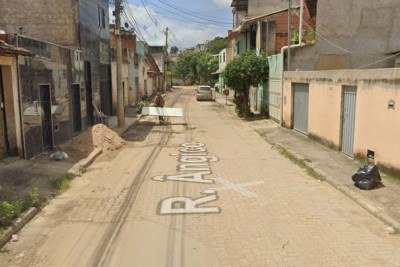 De acordo com a PM, tanto a vítima quanto o suspeito tinham registros criminais anteriores -  (crédito: Reprodução/Google Street View)