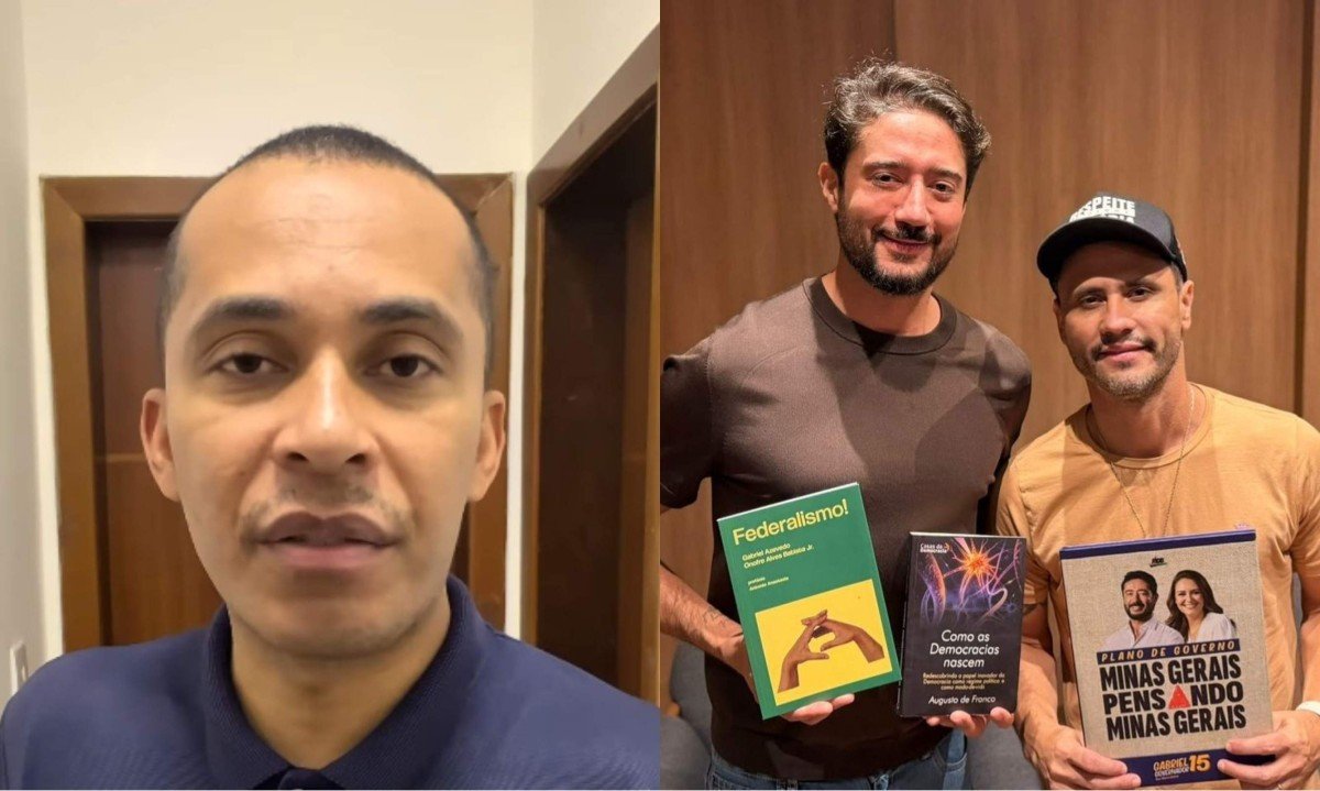 Ben Mendes gravou vídeo contra Cleitinho e Gabriel Azevedo - (crédito: Reprodução/Redes Sociais)