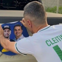 Cleitinho adesiva carro para segundo turno: ‘Minas é Flávio Bolsonaro’ - Reprodução/Instagram