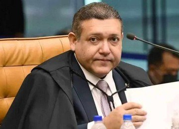 Kassio Nunes Marques determinou a apuração de suspeitas de disseminação coordenada de desinformação envolvendo o canal administrado pelo deputado federal André Janones (PT) -  (crédito: Carlos Moura/SCO/STF)