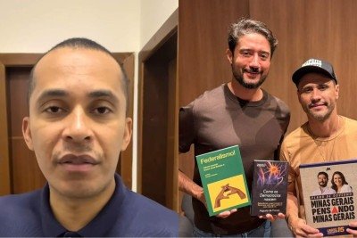 Ben Mendes gravou vídeo contra Cleitinho e Gabriel Azevedo -  (crédito: Reprodução/Redes Sociais)