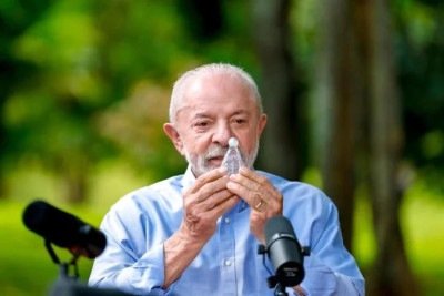 Presidente da República, Luiz Inácio Lula da Silva, no Palácio da Alvorada  -  (crédito: Ricardo Stuckert)