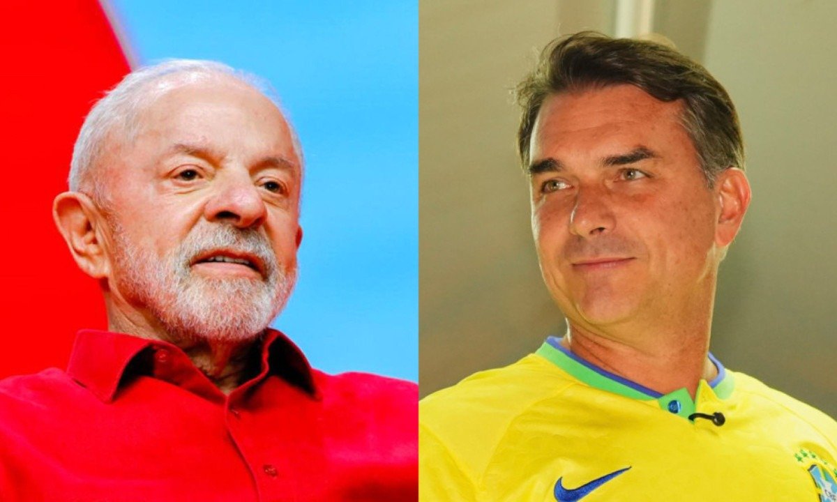 Tributação de títulos incentivados divide auxiliares de Flávio. Lula planeja taxação - (crédito: Foto: Ricardo Stuckert/Charles Vieira/Campanha Flávio Bolsonaro)