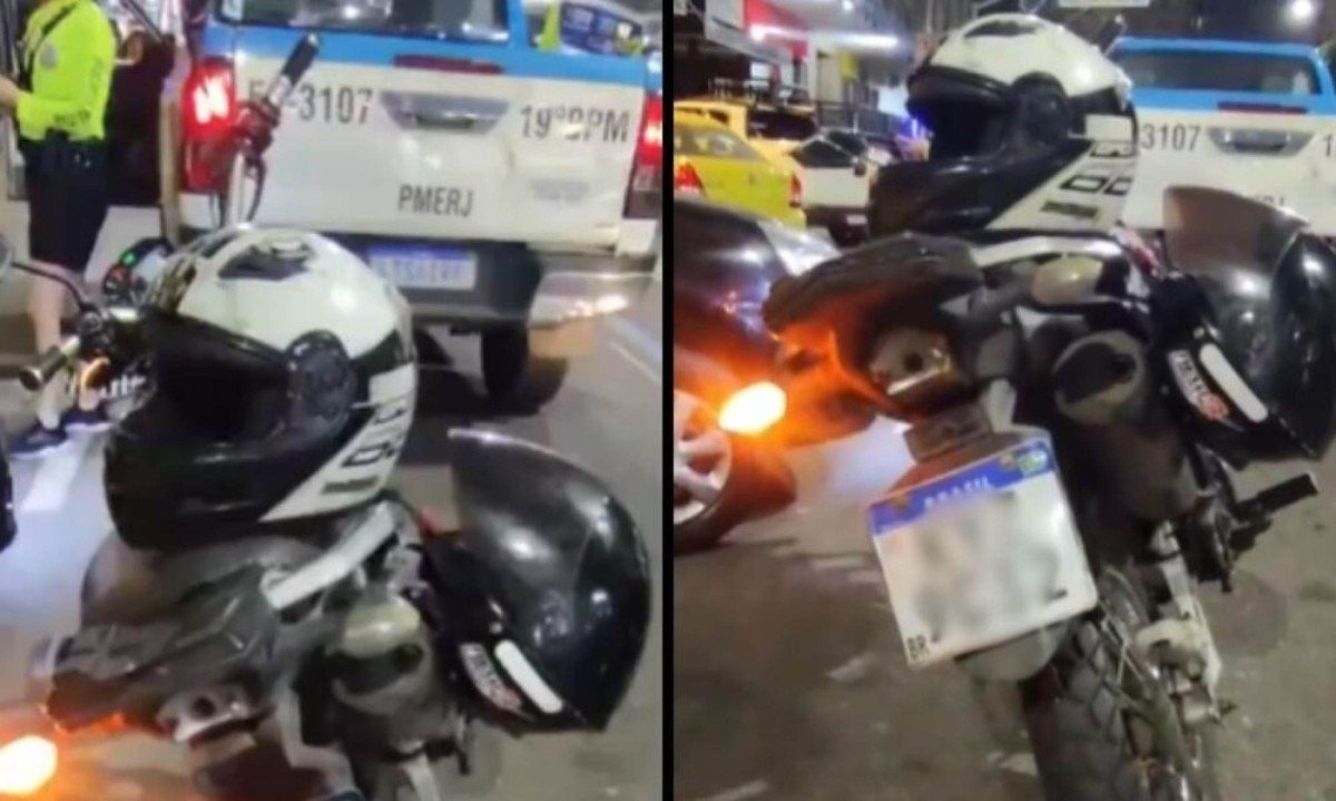 Homem tenta engolir carteira policial em blitz da Lei Seca em Copacabana - (crédito: Tupi)
