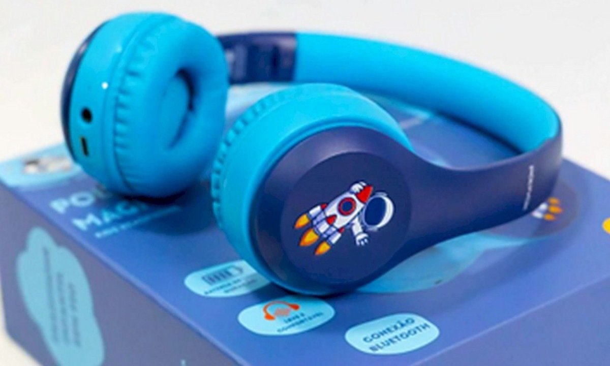 Polyvox mira público infantil com limite de volume nos fones
 -  (crédito: Divulgação)
