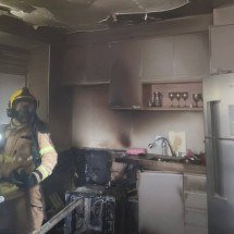 Incêndio em apartamento no Prado, em BH, pode ter começado em escritório - Reprodução/CBMMG