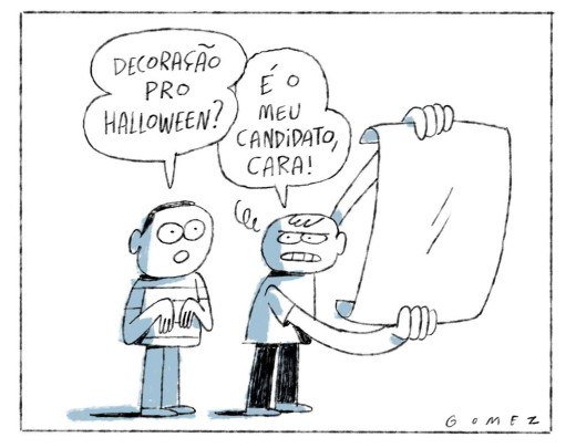 Decoração pro Halloween -  (crédito: Caio Gomez)