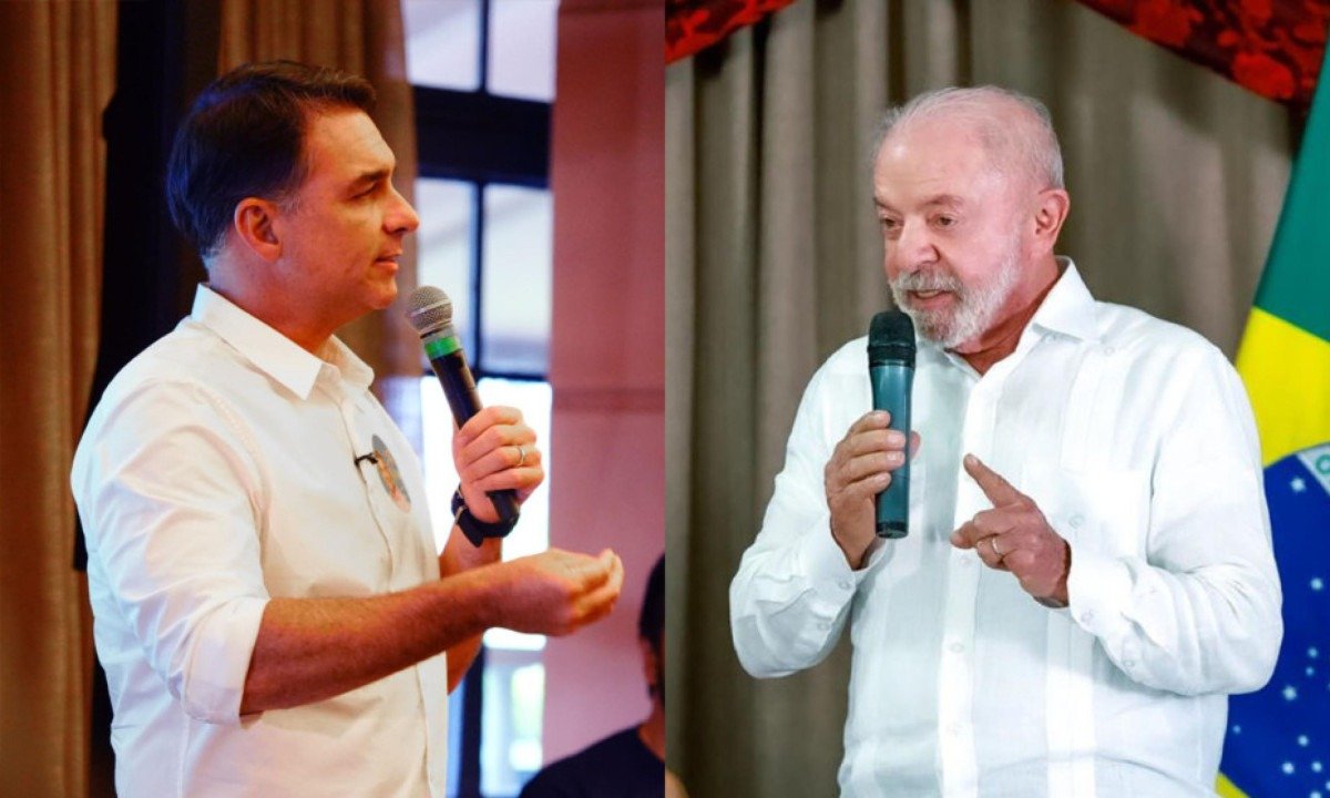 Debate da Band: aliados de Flávio falam em ‘pegadinha’ e petistas ironizam - (crédito: Foto: Vittor Sales/Ricardo Stuckert)