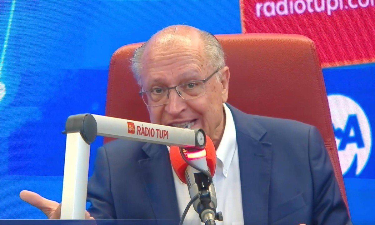 O vice-presidente Geraldo Alckmin - (crédito: Reprodução/Tupi)