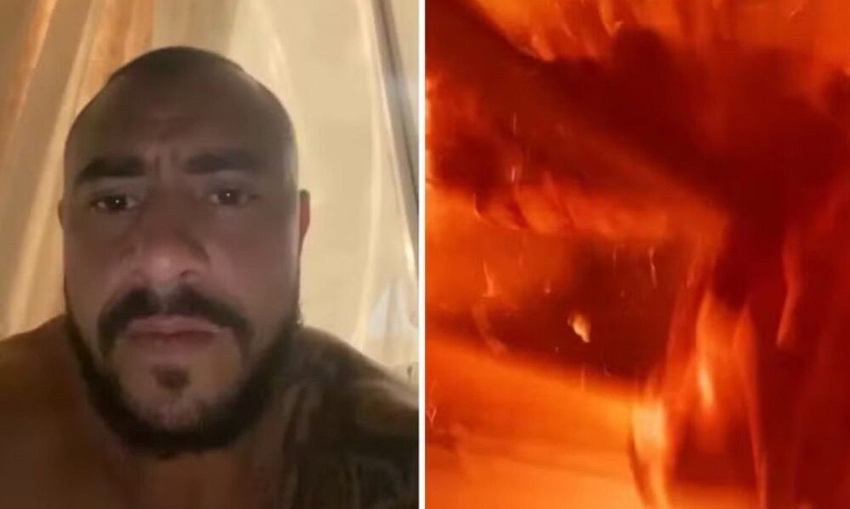 Brasileiros sobrevivem a ataque de drone russo em prédio na Ucrânia; vídeo - (crédito: Tupi)