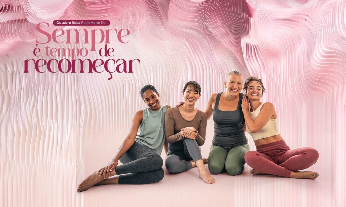Outubro Rosa: sempre é tempo de recomeçar a cuidar e viver
- (crédito: DINO)