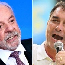 Frente a frente: os 'medos' de Lula e Flávio para o debate da Band - Evaristo SA e Mauro PIMENTEL / AFP