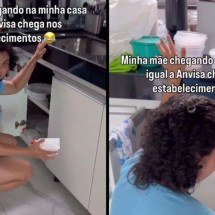 Vídeo: mãe faz fiscalização surpresa na casa da filha para recuperar potes e viraliza - Tupi