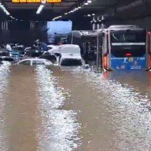Chuvas em São Paulo causam alagamentos em metrô, túneis e ruas da capital -  Reprodução / 'X' / @metroecptm