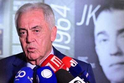 Otto Alencar, presidente da CCJ do Senado, comenta a conclus&atilde;o da vota&ccedil;&atilde;o da PEC da Seguran&ccedil;a P&uacute;blica na comiss&atilde;o -  (crédito: Geraldo Magela/Ag&ecirc;ncia Senado)