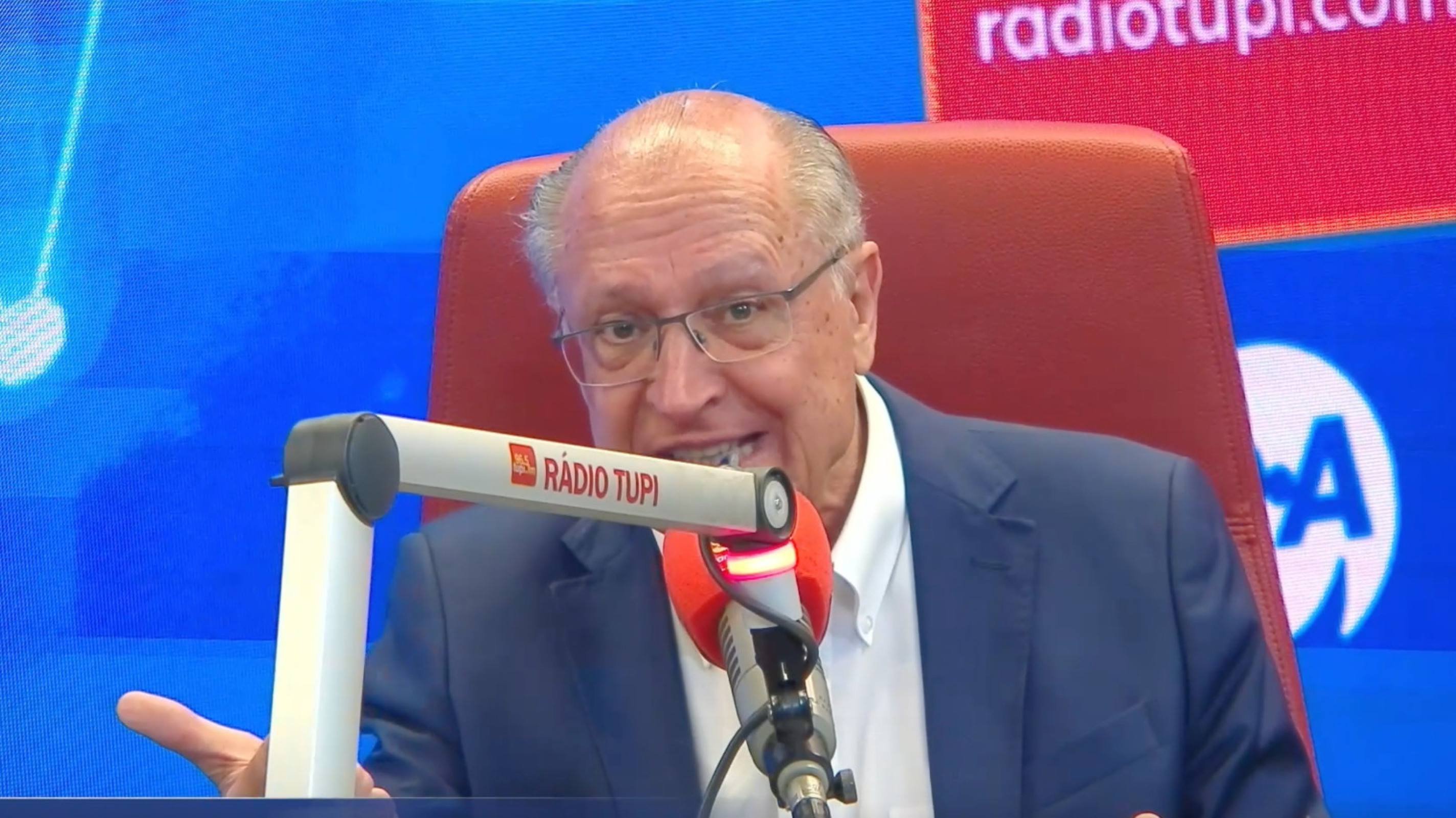 Alckmin na Tupi: 'Sou a favor da redução penal em crimes graves, mas é mais importante investir na educação'