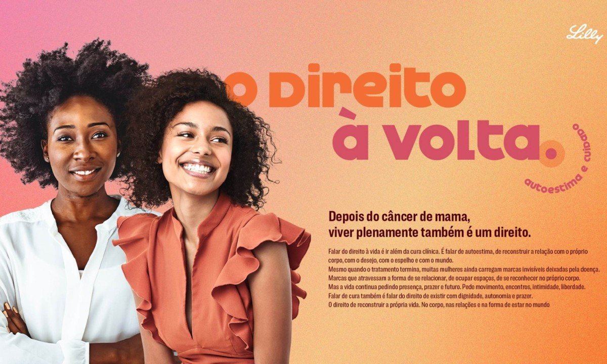 Campanha da Lilly sobre câncer de mama chega ao Rio - (crédito: DINO)
