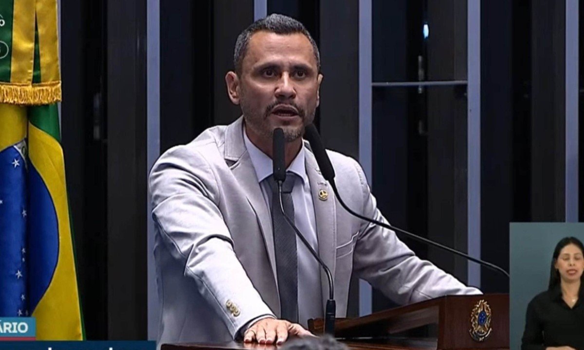 Governador eleito discursou no Senado nesta quinta-feira (15/10) - (crédito: TV Senado)