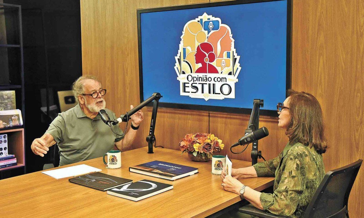 Um bate-papo descontraído, conduzido pela jornalista Isabela Teixeira da Costa com Gustavo Penna - (crédito: Gladyson Rodrigues/em/d.a press)