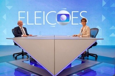 A TV Globo deu início nesta quinta-feira às entrevistas com os candidatos à Presidência que disputam o segundo turno das eleições. Flávio Bolsonaro (PL) será sabatinado nesta sexta (16) -  (crédito: Globo/ Manoella Mello)