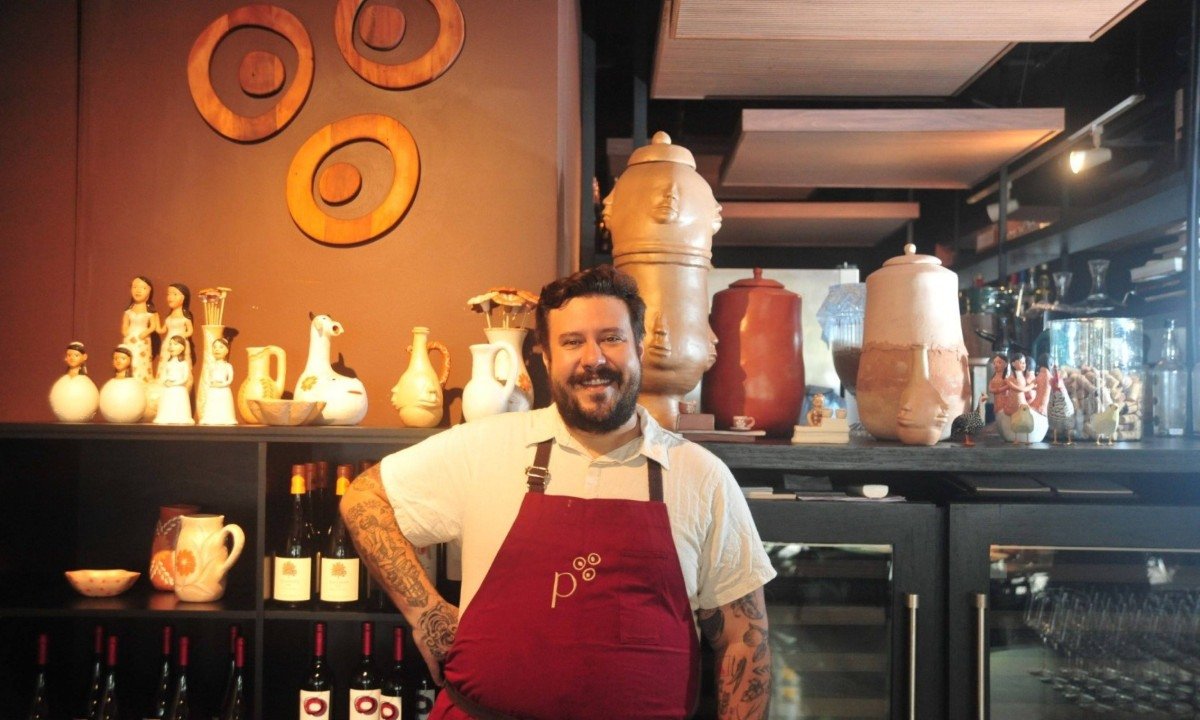 Caio Soter e mais nove chefs de BH e do Brasil serão os responsáveis pelos dois dias de comemoração - (crédito: Alexandre Guzanshe/EM/D.A. Press)