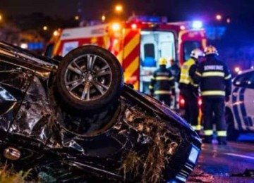 Brasileira morre após carro capotar em Portugal -  (crédito: Reprodução)