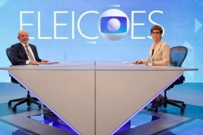 Postura de Renata Lo Prete em sabatina com Lula viraliza nas redes -  (crédito: Tupi)