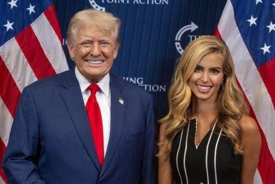 Donald Trump em aparição pública durante período de mudanças na equipe de comunicação da Casa Branca, conforme noticiado -  (crédito: Reprodução/Instagram)
