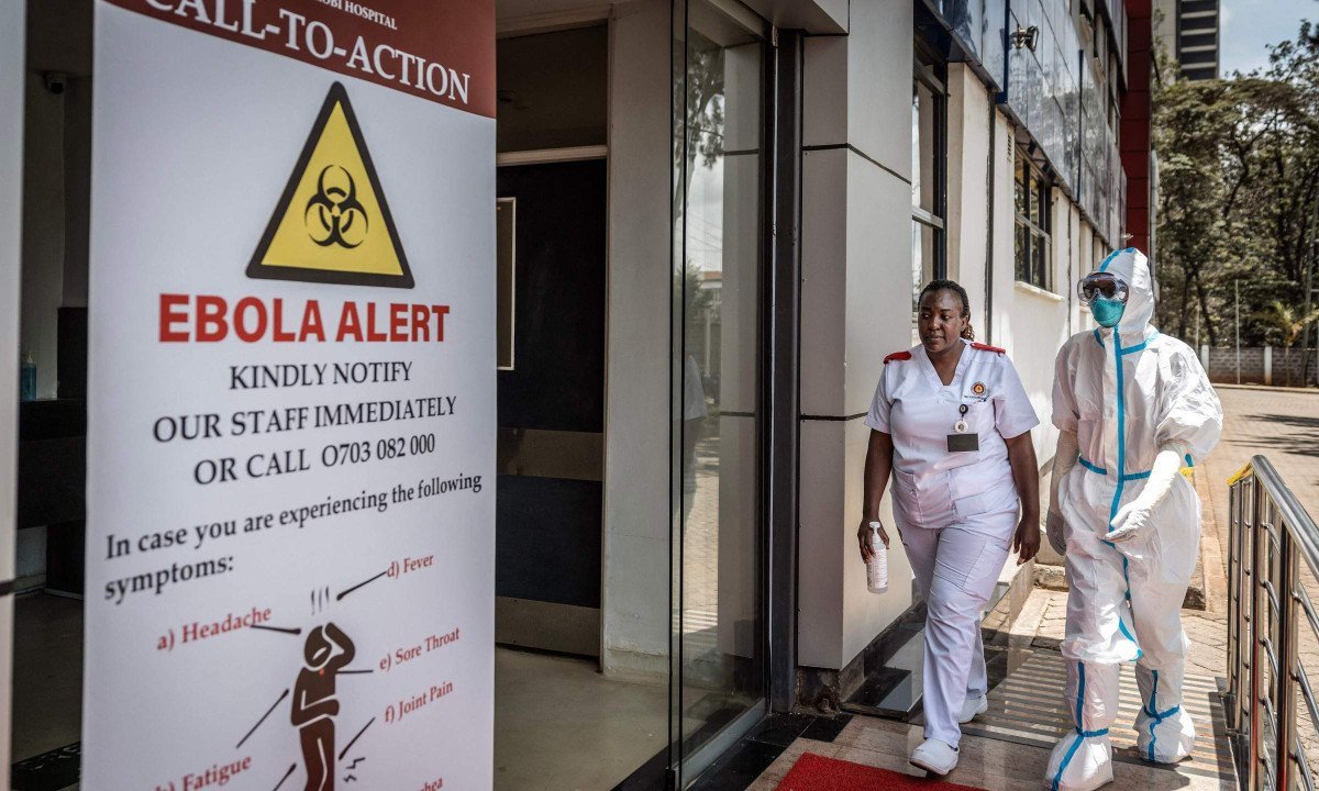 República Democrática do Congo está vivendo novo surto da doença, que está se espalhando pelo país e causando mortes - (crédito: Luis TATO / AFP)