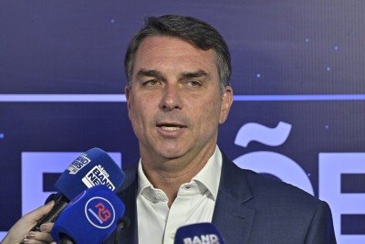 Senador Flávio Bolsonaro (PL) -  (crédito: Renato Pizzutto/Band)