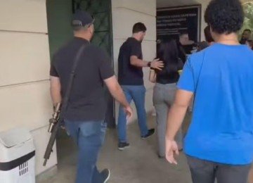Camilly foi presa nesse domingo (18/10) -  (crédito: Reprodução/TV Globo)