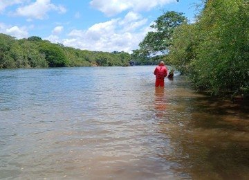 Adolescente de 14 anos se afogou enquanto pescava em Nazareno -  (crédito: CBMMG/Divulgação)