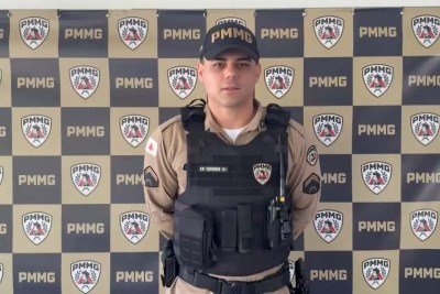 Segundo o cabo Raphael Tavares, da PM, a mulher aparentava estar desorientada quando foi abordada e não soube explicar o que havia acontecido nem apontar a motivação da agressão -  (crédito: CBMMG/Reprodução)