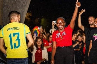 A parlamentar eleita e Janones atuam na mobilização em apoio à campanha do presidente -  (crédito: Redes Sociais/Reprodução)