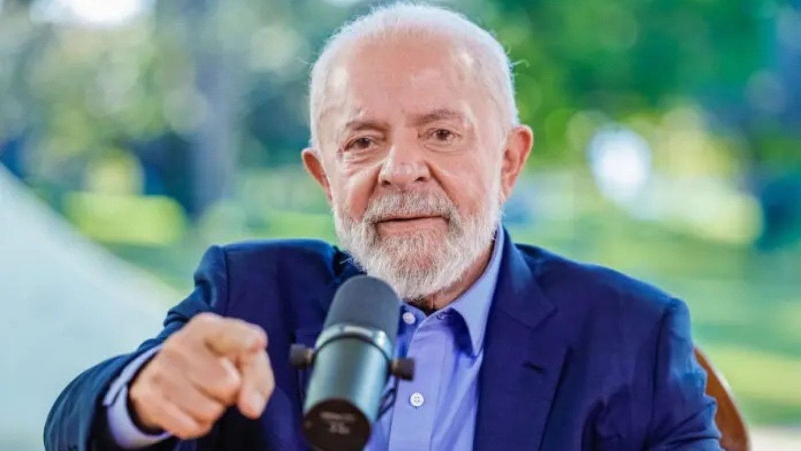 Presidente Lula participa de entrevista no SBT, que vai ao ar nesta segunda-feira pelo programa "SBT Brasil" -  (crédito: Ricardo Stuckert/PR)