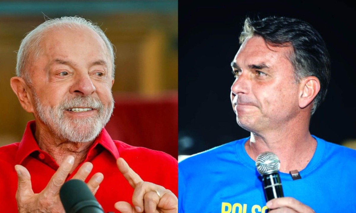 Como o algoritmo da Meta foi parar no centro da disputa entre Flávio Bolsonaro e Lula - (crédito: Foto: Ricardo Stuckert/Charles Vieira/Campanha Flávio Bolsonaro)