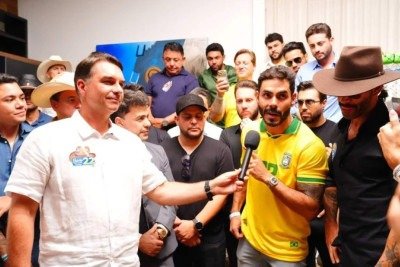 Reunião aconteceu na fazenda do senador Wilder Morais, presidente do PL em Goiás  -  (crédito:  Charles Vieira)
