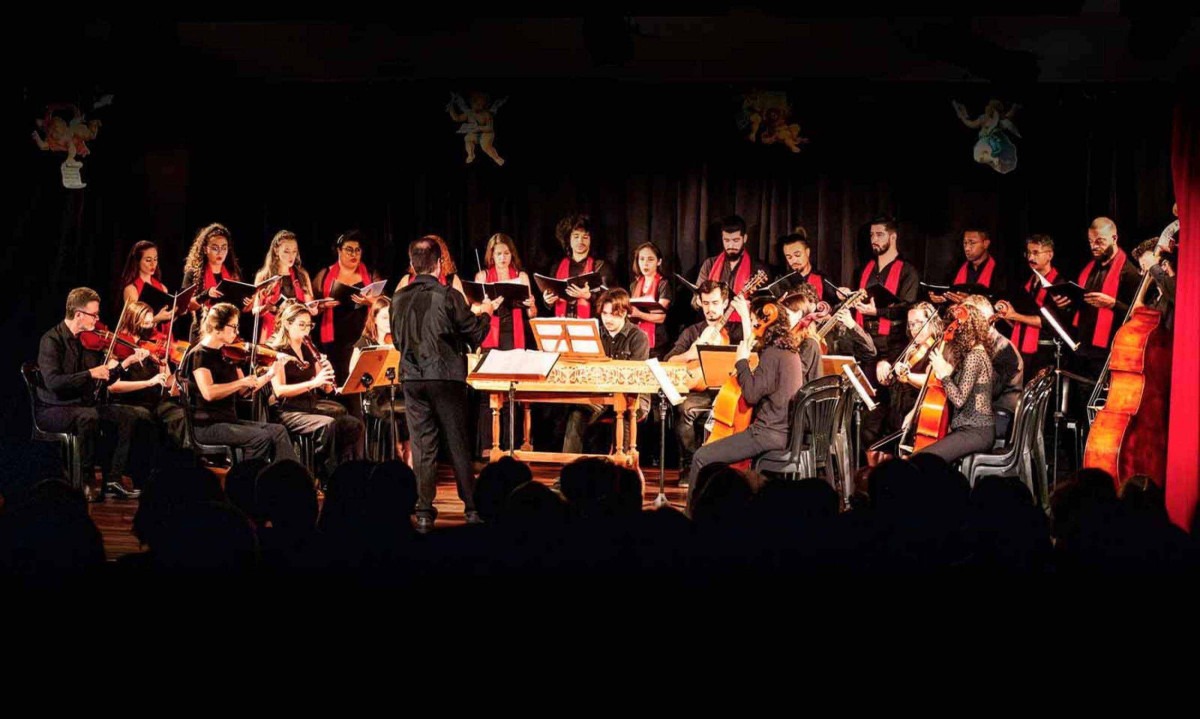 De hoje a sábado, Orquestra 415 apresenta "O amor de Mozart" no Teatro da Biblioteca Pública Estadual
- (crédito: Gustavo Txai/Divulgação)