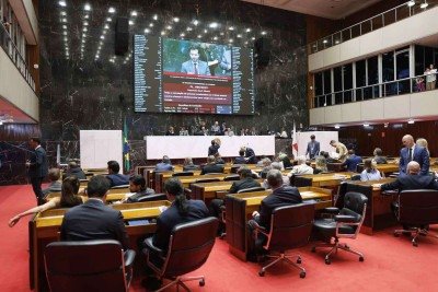Nova legislatura na ALMG começa em 1º de fevereiro e pode ter Doorgal Andrada como presidente da Casa -  (crédito: ALEXANDRE NETTO/ALMG)