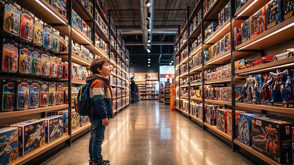 O encanto pelos brinquedos, que podem se tornar valiosos itens de cole&ccedil;&atilde;o, movimenta um mercado em constante valoriza&ccedil;&atilde;o -  (crédito: Imagem Ilustrativa de IA)