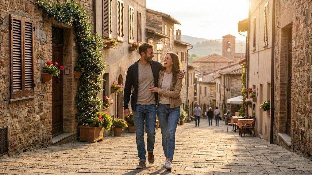 A experi&ecirc;ncia de casais que, como Daniela e Jos&eacute;, encontram uma nova vida e felicidade em vilarejos da Espanha esvaziada -  (crédito: Imagem Ilustrativa de IA)