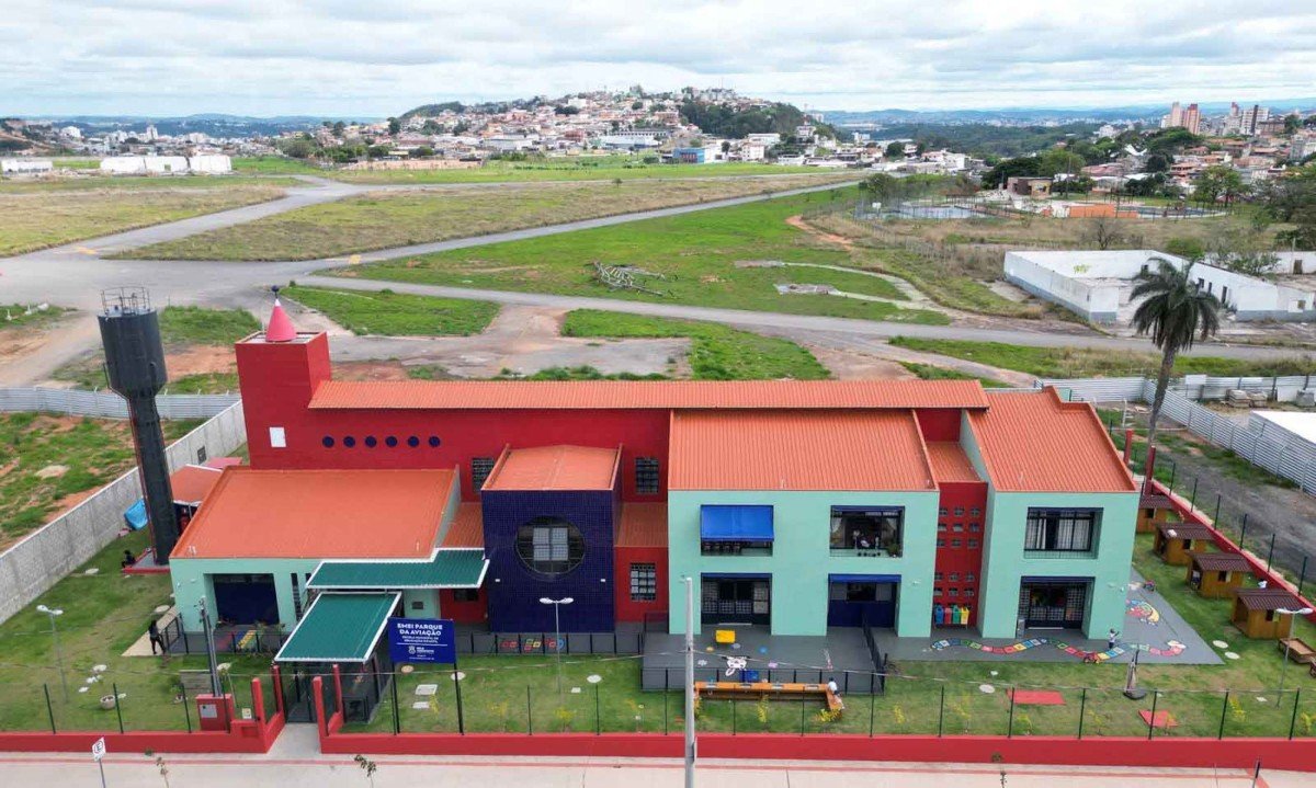A Emei Parque da Aviação, construída no terreno do antigo Aeroporto Carlos Prates, na região Noroeste começa a funcionar este ano - (crédito: Leandro Couri/EM/D.A.Press)