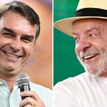 Pesquisa Ipespe mostra Flávio Bolsonaro e Lula empatados no 2º turno - Gledston Tavares e Pablo PORCIUNCULA / AFP