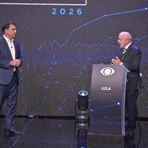 O que será o amanhã depois do  debate entre Lula e Flávio na Globo - Renato Pizzutto/Band