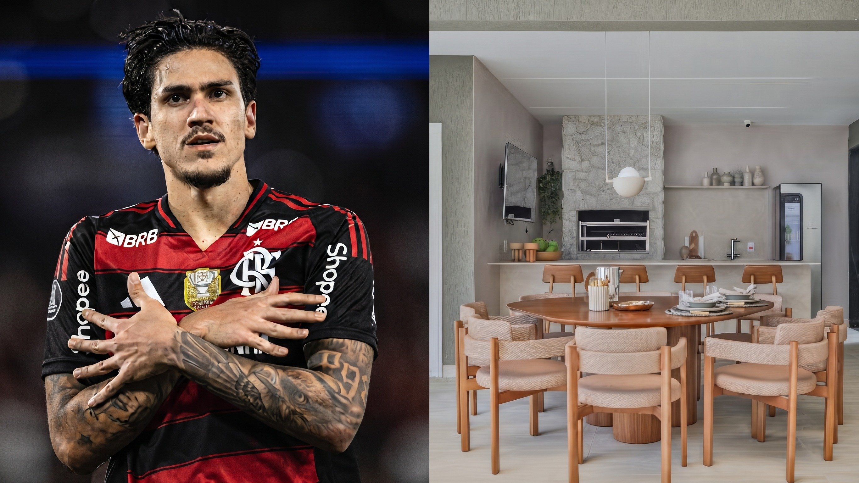 O jogador Pedro, do Flamengo, &eacute; alvo de processo judicial por reintegra&ccedil;&atilde;o de posse de im&oacute;vel -  (crédito: Reprodu&ccedil;&atilde;o)