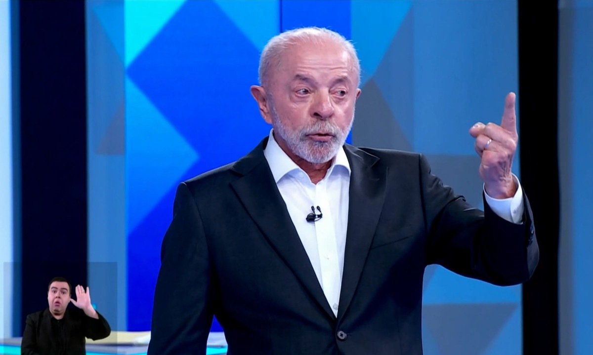 O presidente disse que não deixaria a provocação passar sem resposta e destacou sua trajetória como trabalhador antes de ingressar na política - (crédito: TV Globo)