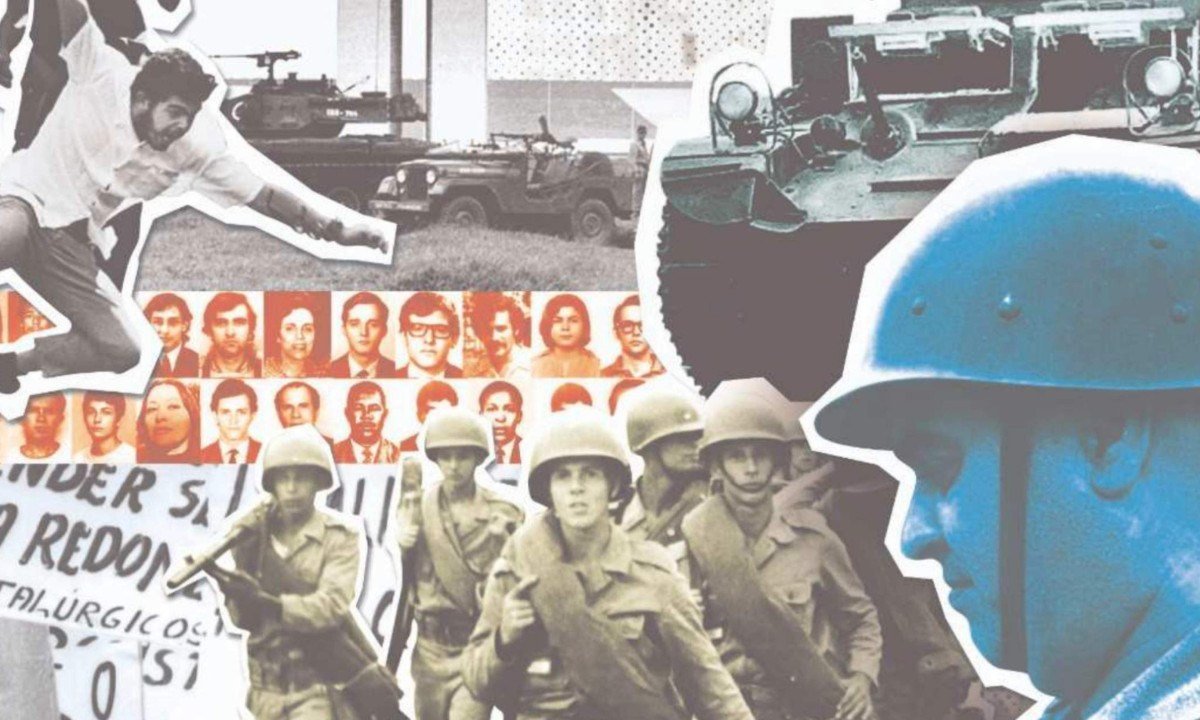Heloisa Starling: "Os ecos de 64 ainda estão muito fortes, com a presença de grupos reacionários querendo falsificar a história,dizendo que foi uma revolução." - (crédito: Editoria de Arte)