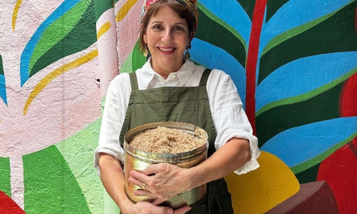 A lata de paçoca de carne faz parte de uma memória marcante da chef Juliana Duarte -  (crédito: Arquivo pessoal)
