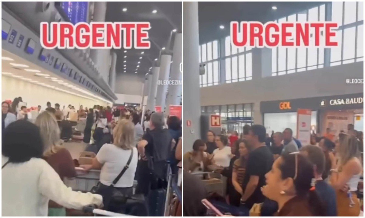 Publicação acusando empresa aérea Gol circulou em várias redes, incluindo o Instagram - (crédito: Redes sociais/Reprodução)