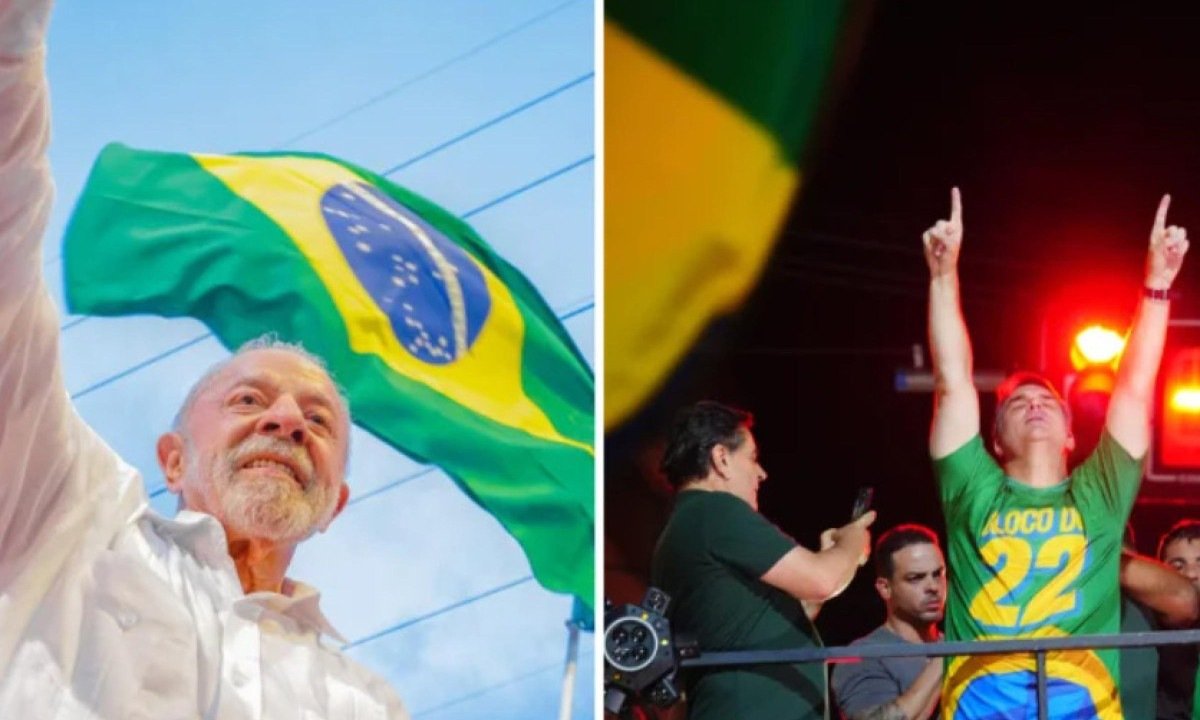 Lula e Flávio Bolsonaro chegam ao fim da campanha no segundo turno em empate técnic - (crédito: Ricardo Stuckert | Vittor Sales)